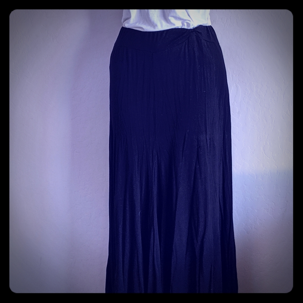 Black Long Flowy Skirt